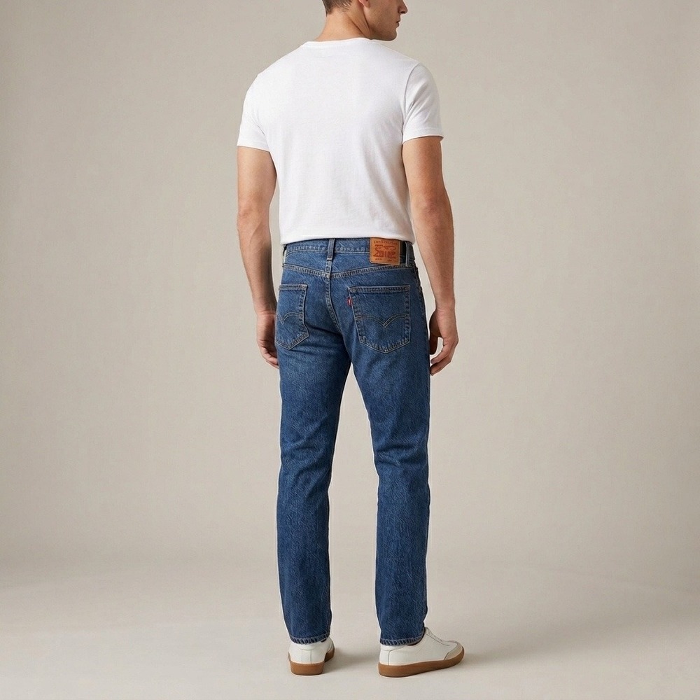Levis 511 Slim Fit Jeans Mens 32x27 Dark Wash Blue Stretch‎ Denim 04511-3402